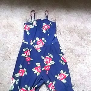 Women's Fashion nova strapless jumpsuit